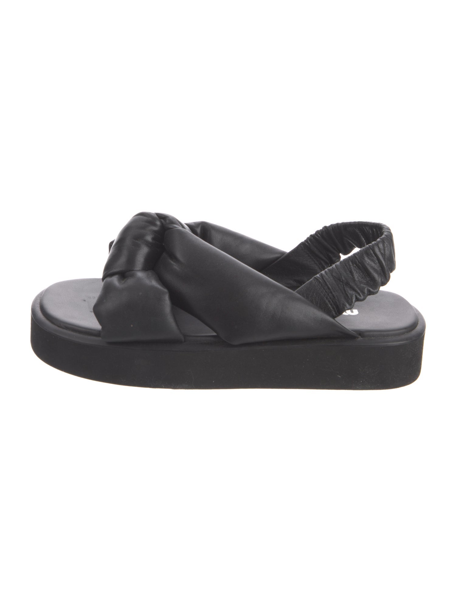 Miu Miu Leather Slingback Sandals