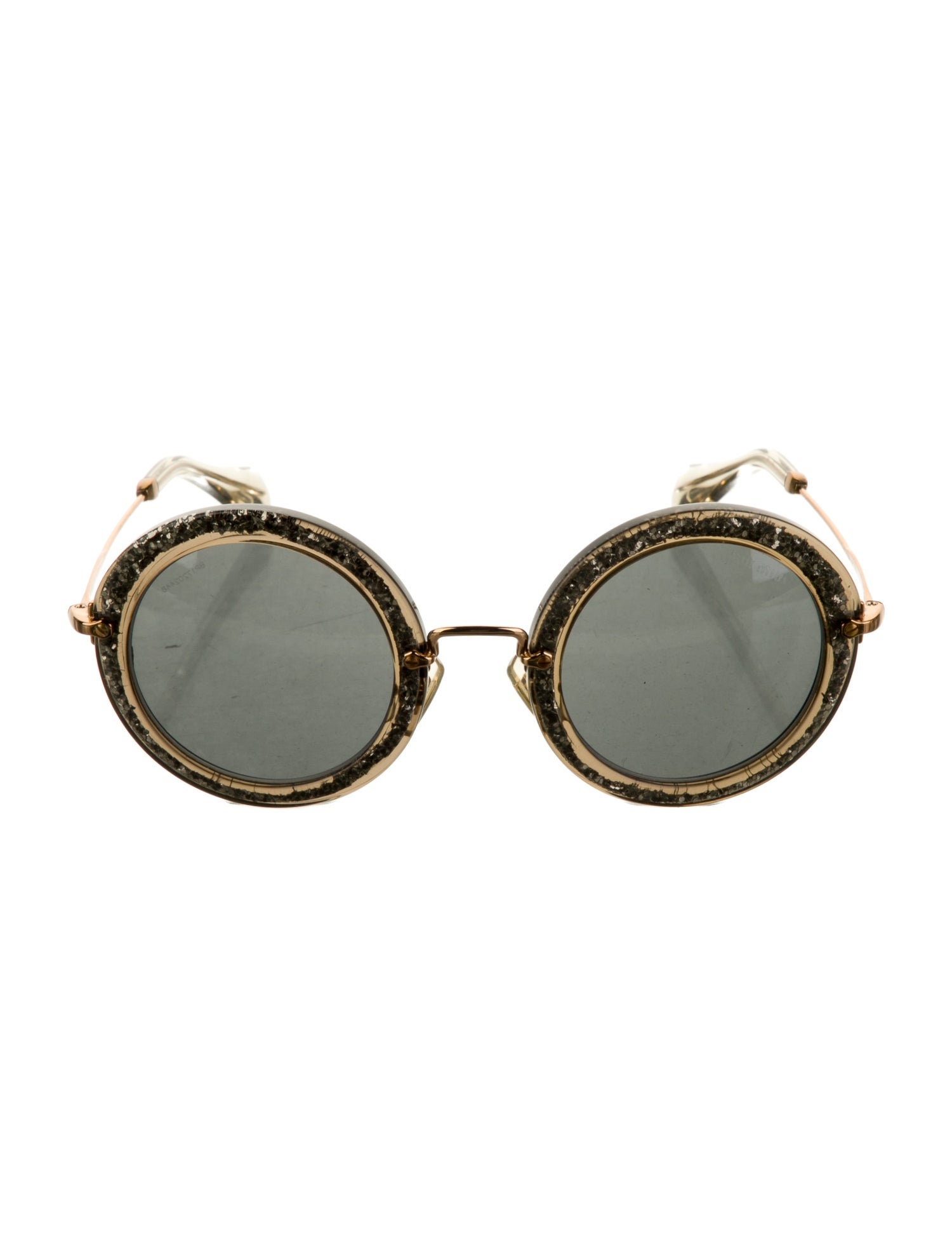 Miu Miu Round Tinted Sunglasses