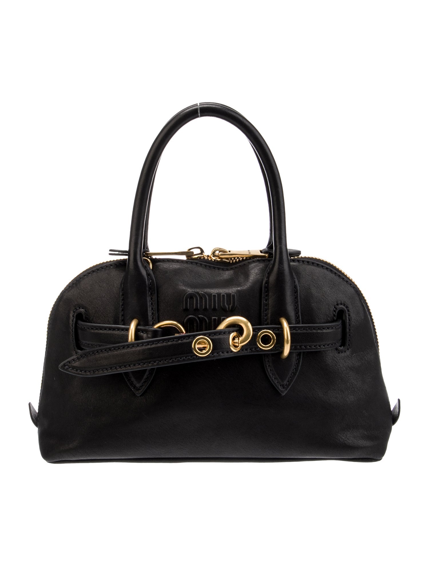 Miu Miu Leather Aventure w/ Strap Small