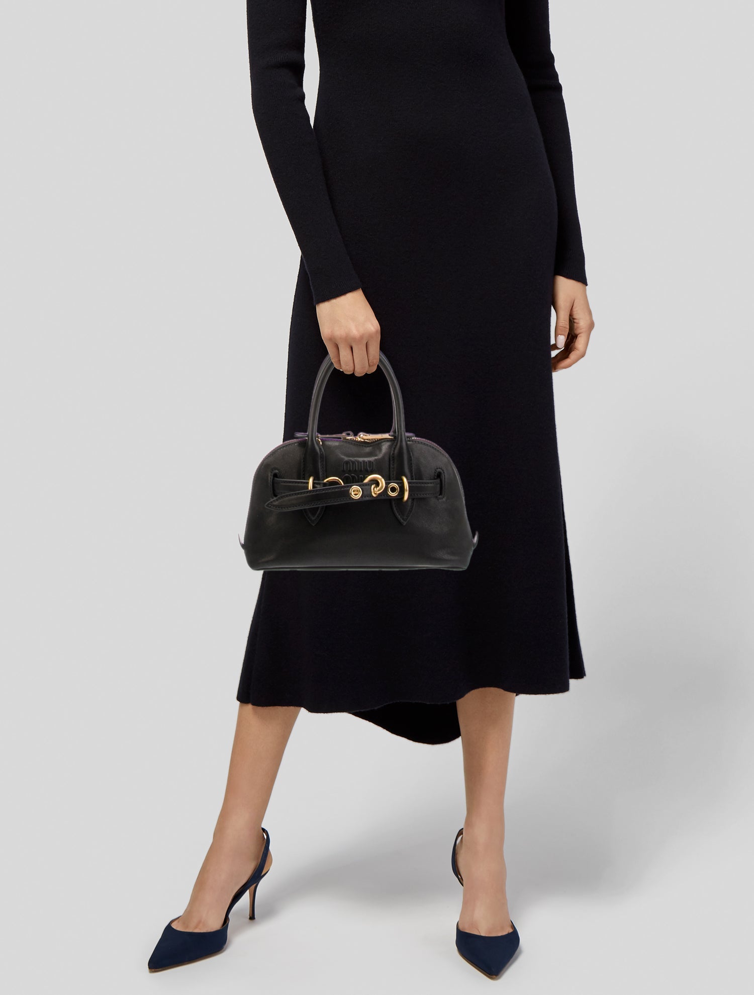 Miu Miu Leather Aventure w/ Strap Small