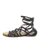 Miu Miu Suede Gladiator Sandals