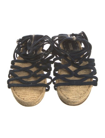 Miu Miu Suede Gladiator Sandals