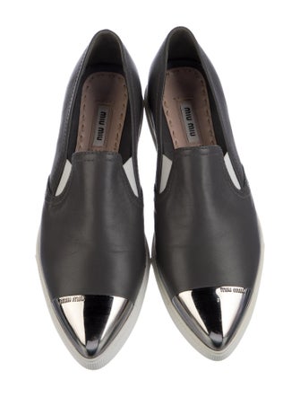Miu Miu Leather Loafers