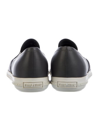 Miu Miu Leather Loafers
