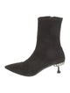 Miu Miu Suede Crystal Embellishments Sock Boots