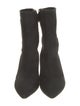 Miu Miu Suede Crystal Embellishments Sock Boots