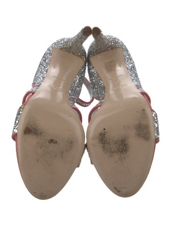 Miu Miu Suede Printed Sandals