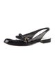 Miu Miu Patent Leather Slingback Flats