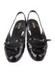 Miu Miu Patent Leather Slingback Flats