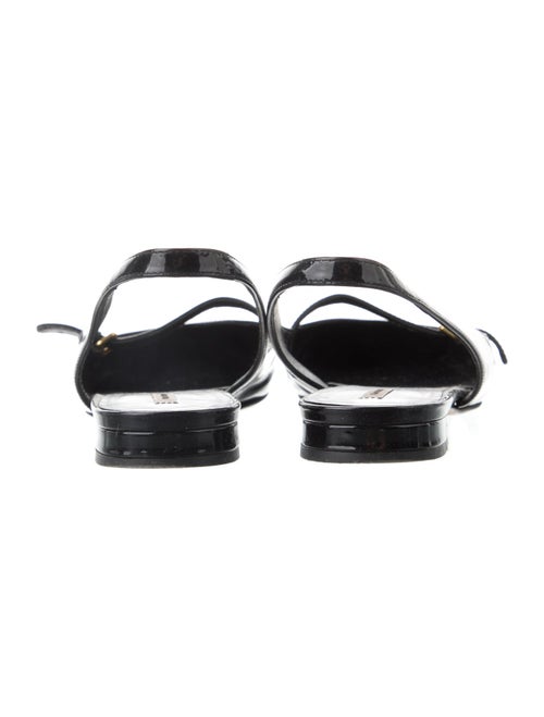 Miu Miu Patent Leather Slingback Flats