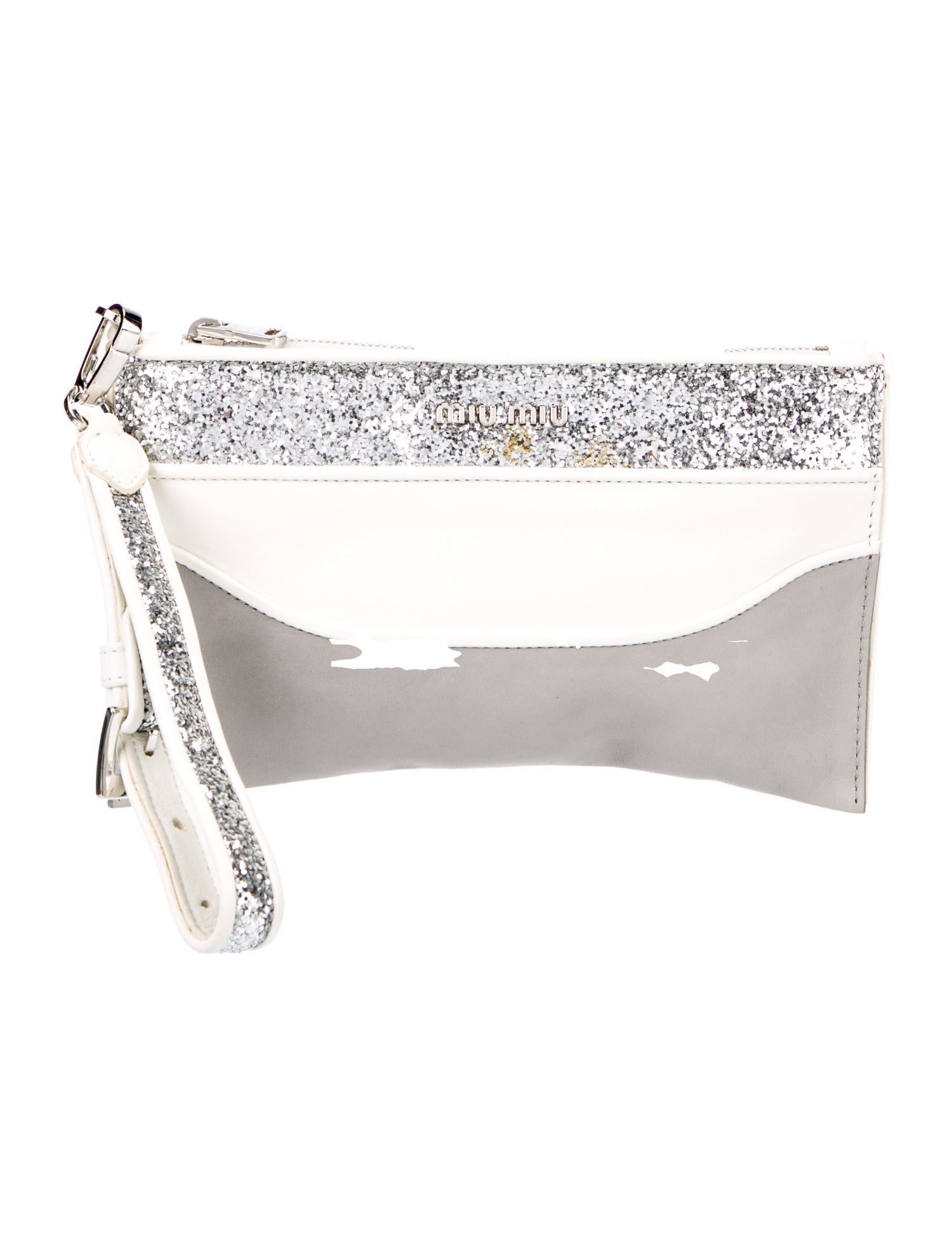 Miu Miu Leather Clutch