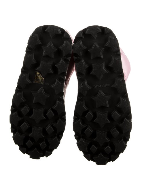 Miu Miu Nylon Combat Boots