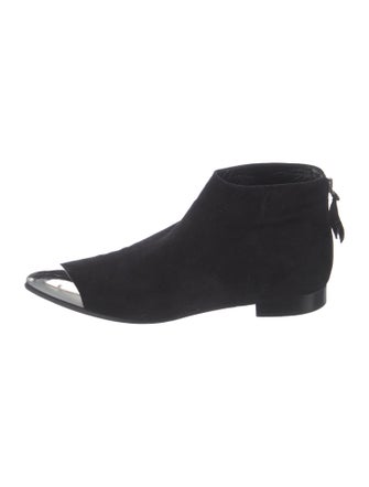 Miu Miu Suede Lace-Up Boots