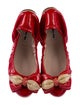 Miu Miu Patent Leather Printed Ballet Flats