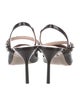 Miu Miu Patent Leather Crystal Embellishments Slingback Pumps