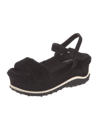 Miu Miu Suede Slingback Sandals