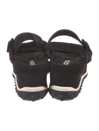 Miu Miu Suede Slingback Sandals