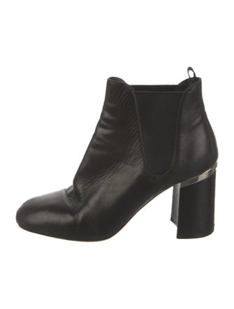 Miu Miu Leather Chelsea Boots