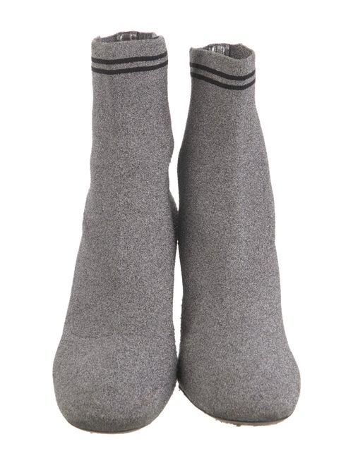 Miu Miu Glitter Accents Sock Boots