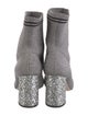 Miu Miu Glitter Accents Sock Boots