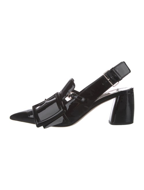 Miu Miu Patent Leather Slingback Pumps
