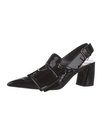Miu Miu Patent Leather Slingback Pumps