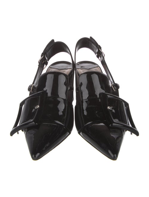 Miu Miu Patent Leather Slingback Pumps