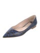 Miu Miu Leather Printed Flats