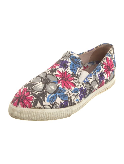 Miu Miu Canvas Floral Print Espadrilles