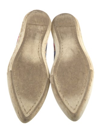 Miu Miu Canvas Floral Print Espadrilles