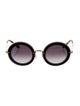 Miu Miu Round Gradient Sunglasses
