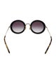 Miu Miu Round Gradient Sunglasses