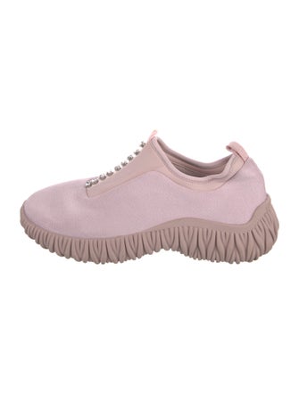 Miu Miu Crystal Embellishments Sneakers