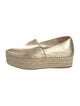 Miu Miu Leather Espadrilles
