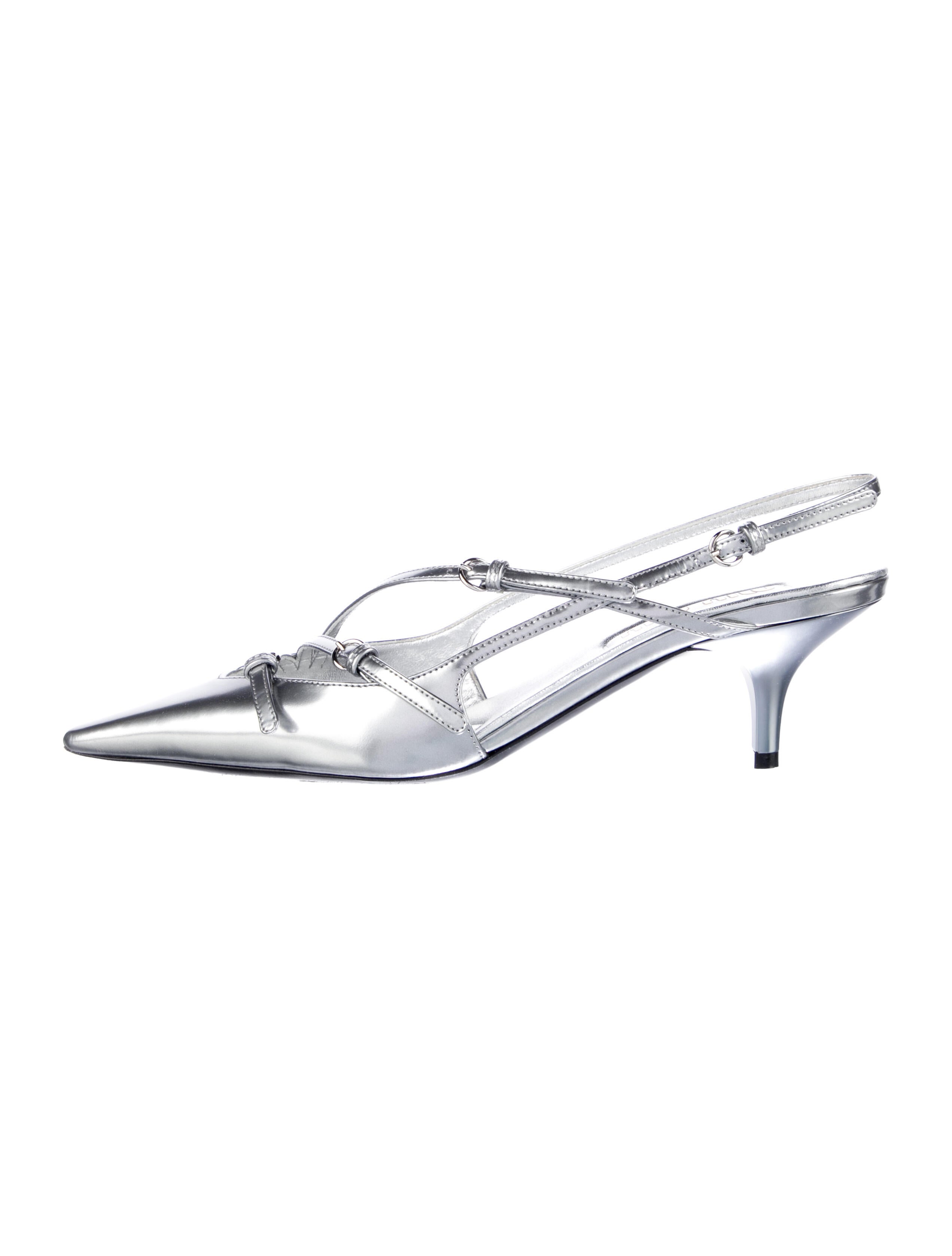 Miu Miu Patent Leather Slingback Pumps