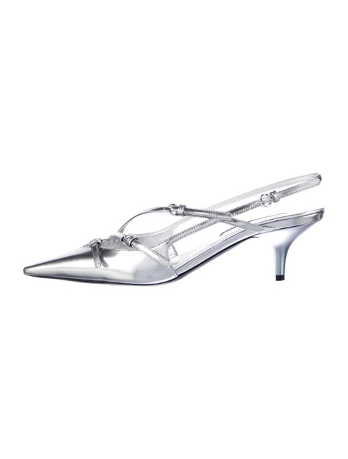 Miu Miu Patent Leather Slingback Pumps