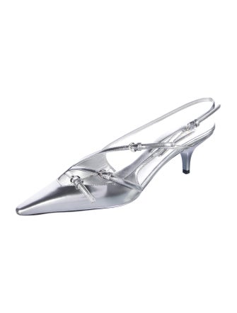 Miu Miu Patent Leather Slingback Pumps