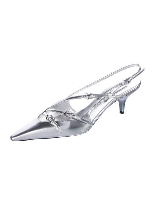 Miu Miu Patent Leather Slingback Pumps