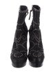 Miu Miu Leather Studded Accents Boots