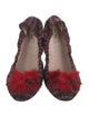 Miu Miu Wool Printed Ballet Flats