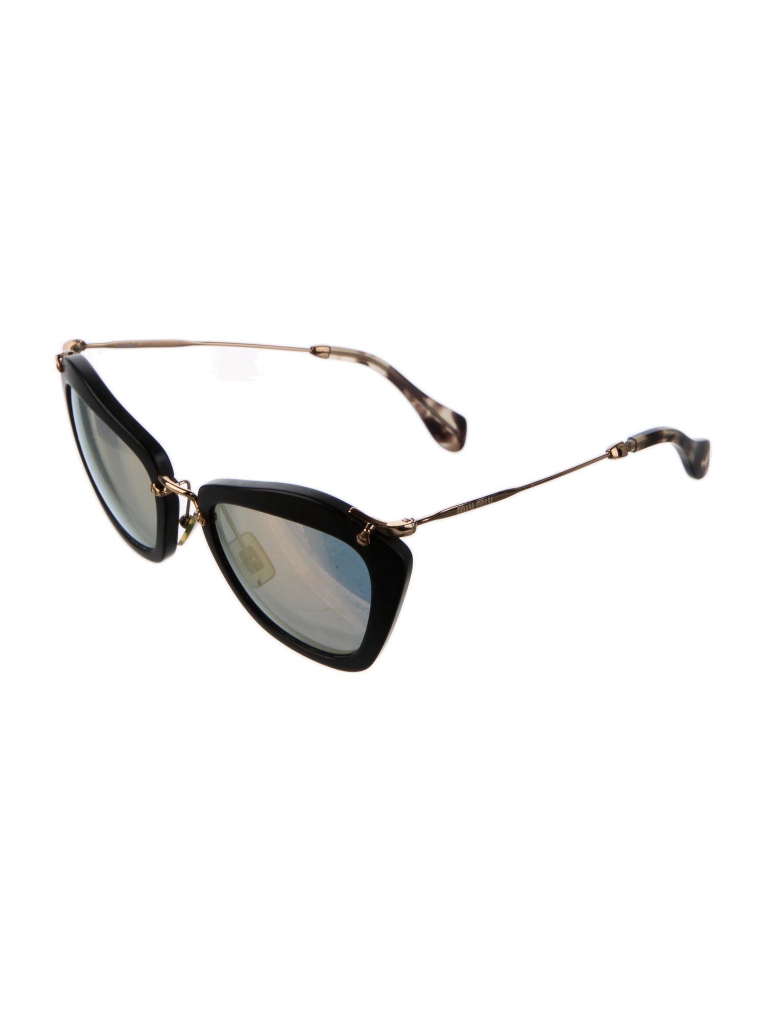 Miu Miu Cat-Eye Mirrored Sunglasses