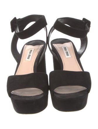 Miu Miu Suede Sandals