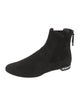 Miu Miu Suede Crystal Embellishments Chelsea Boots