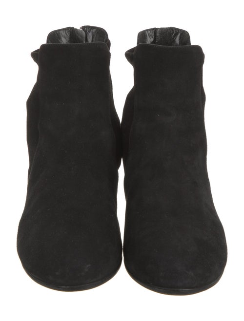 Miu Miu Suede Crystal Embellishments Chelsea Boots