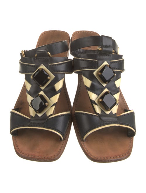 Miu Miu Leather Gladiator Sandals