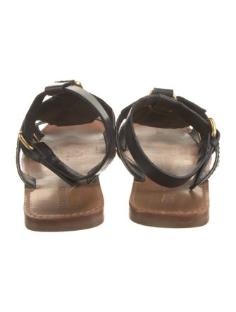 Miu Miu Leather Gladiator Sandals