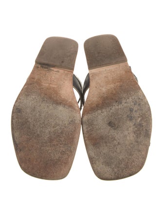 Miu Miu Leather Gladiator Sandals