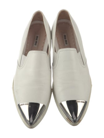 Miu Miu Leather Loafers