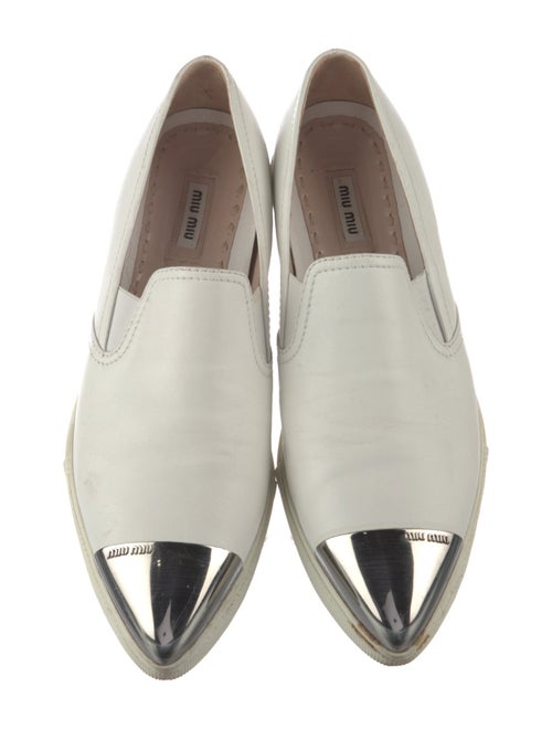Miu Miu Leather Loafers