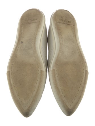 Miu Miu Leather Loafers